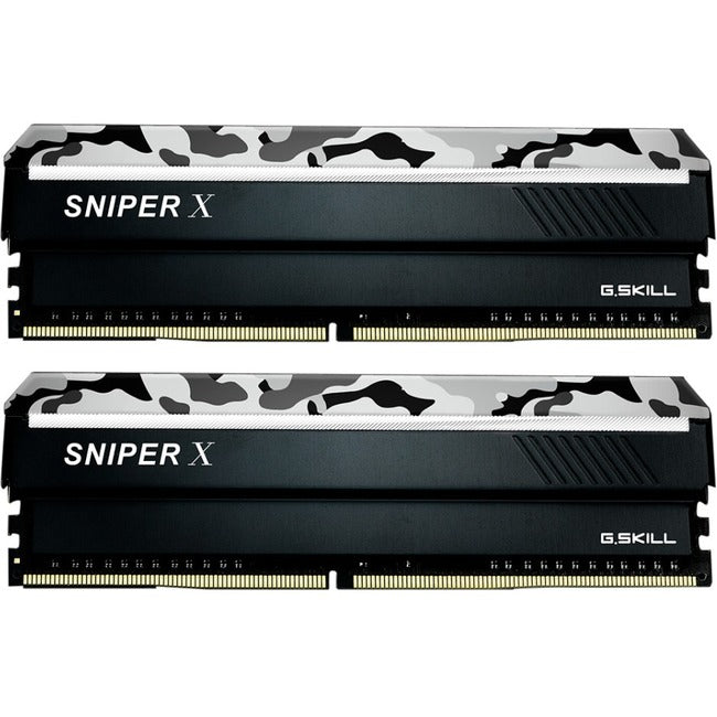 G.SKILL Sniper X RAM Module - 32 GB (2 x 16GB) - DDR4-3600/PC4-28800 DDR4 SDRAM - 3600 MHz - CL19 - 1.35 V G.SKILL Sniper X RAM Module - 32 GB (2 x 16GB) - DDR4-3600/PC4-28800 DDR4 SDRAM - 3600 MHz - CL19 - 1.35 V